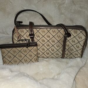 Dooney & Bourke Barrel Shoulder Bag and Wristlet Set